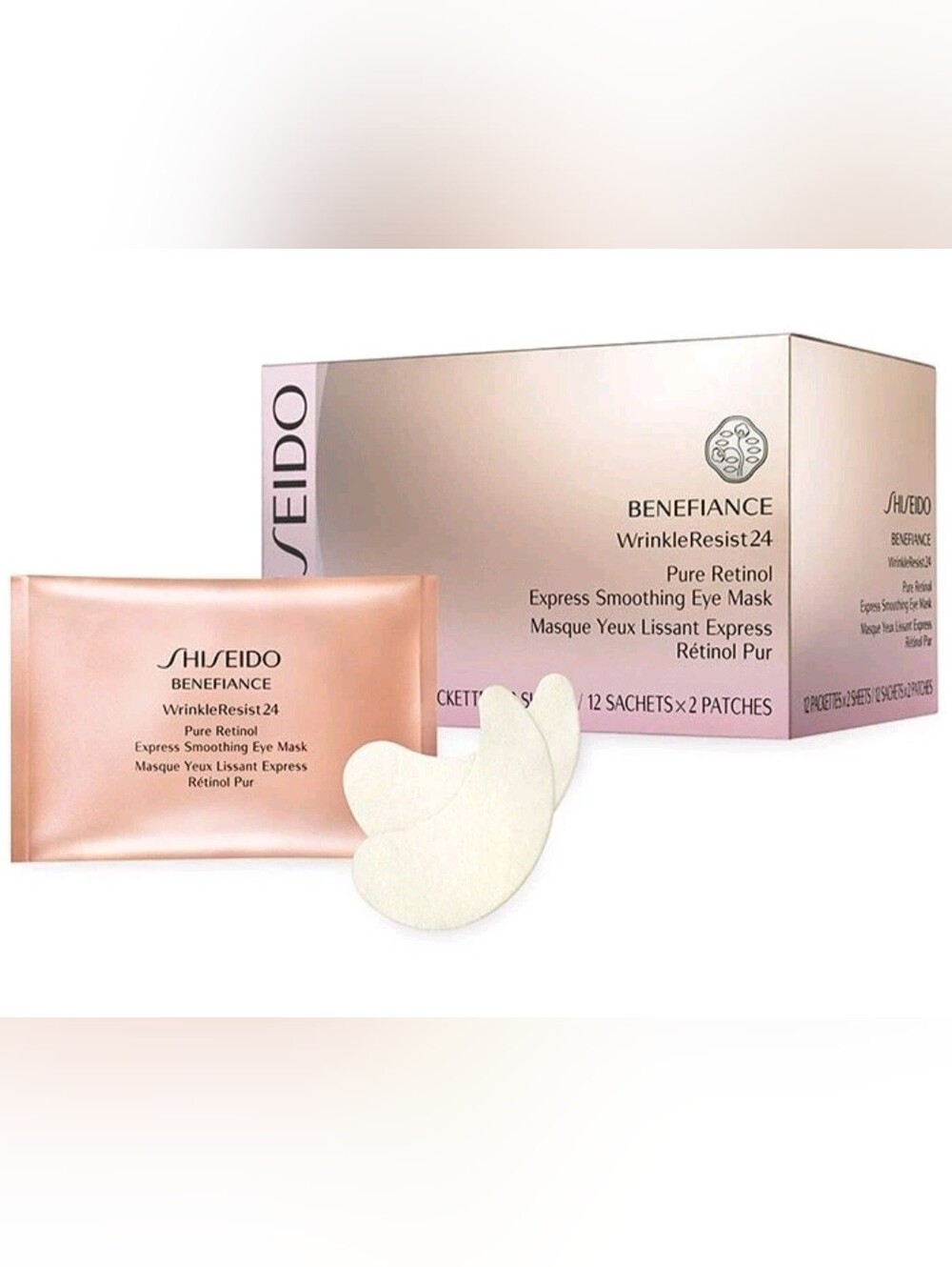 Shiseido Benefiance WrinkleResist24 Eye Masks (12 SATCHES)